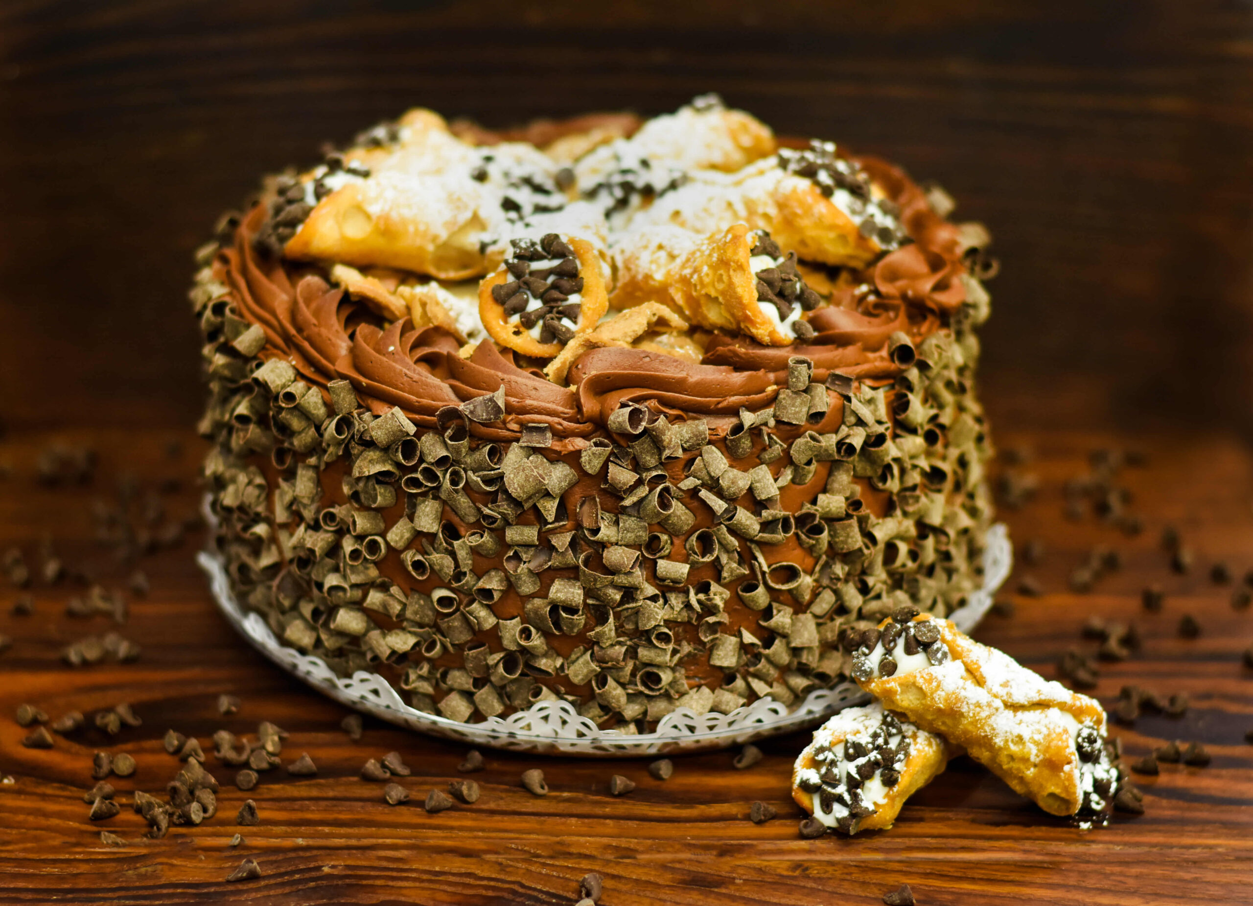 Cannoli Cake