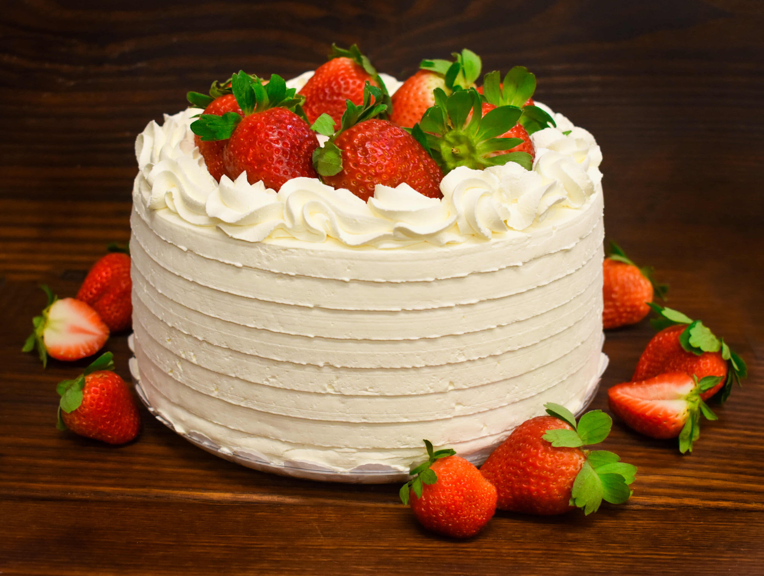 Strawberries and Cream Cake